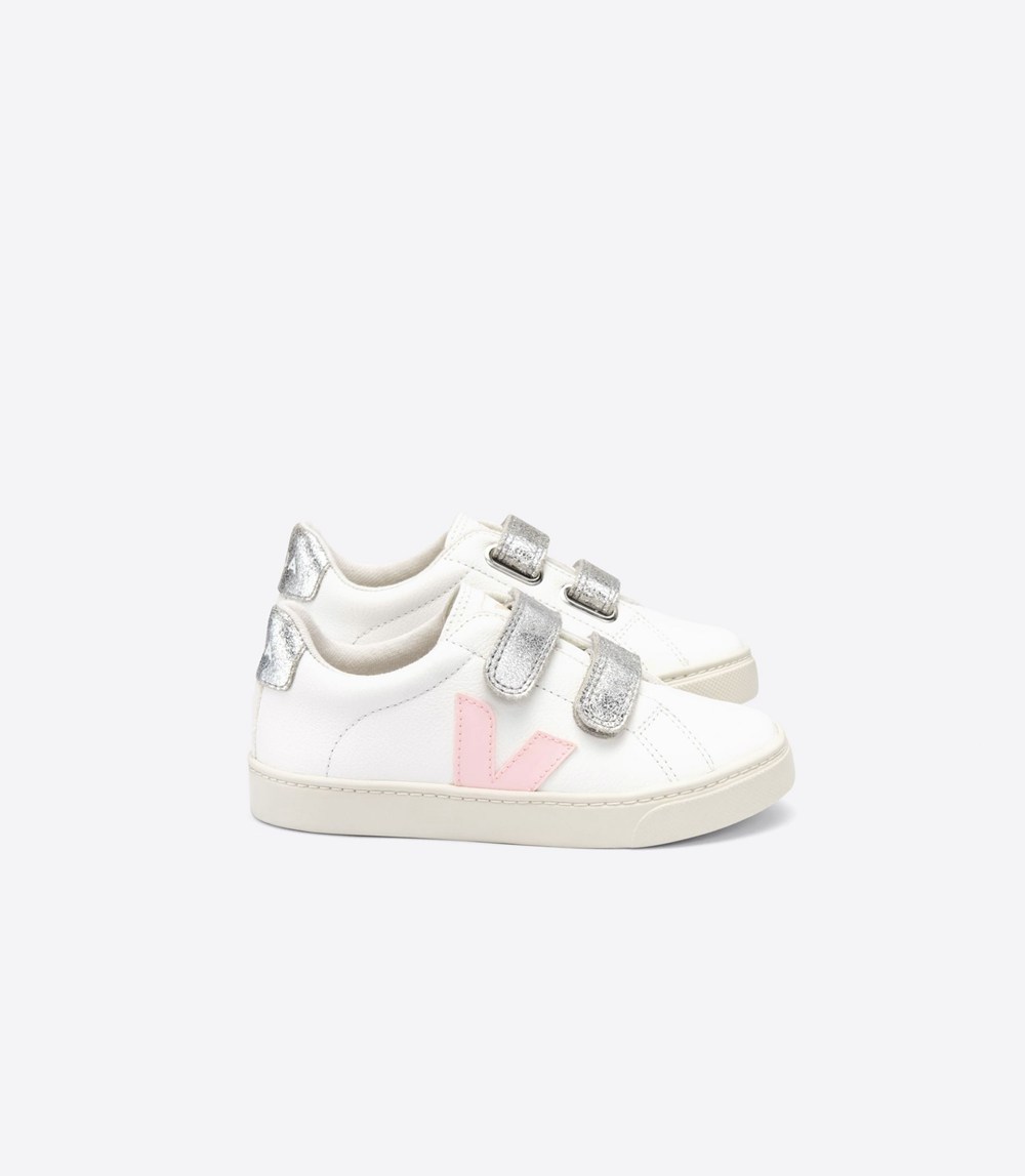 Veja Sneakers Copii - Esplar Velcro Chromefree - Albi - 8472650-ZY